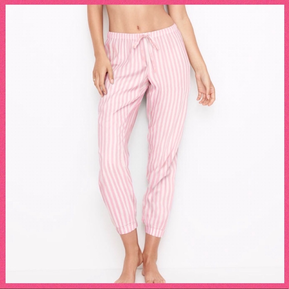 •Victoria’s Secret• Sleep Pink Stripe pants